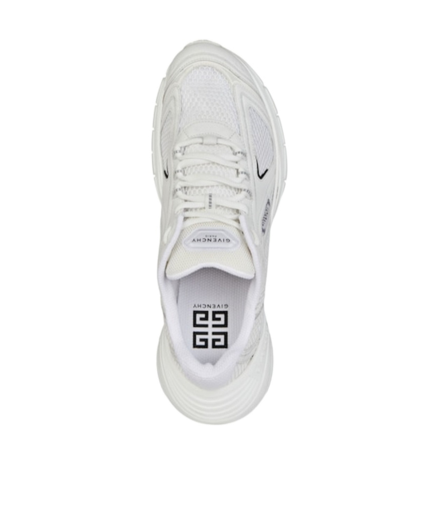 Givenchy Mesh And Alternative Material To Leather Sneakers In White