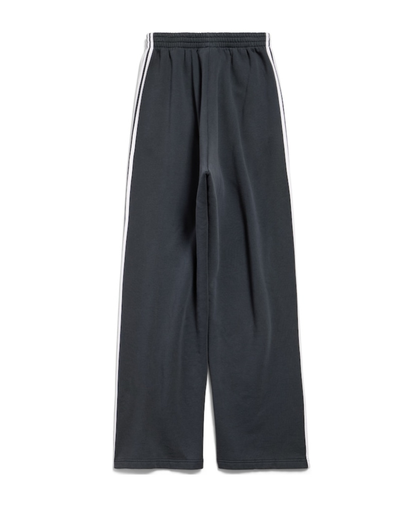 Balenciaga Baggy Sweatpants With Stripes And Wide Leg In Black