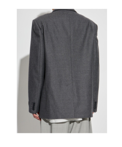 Mm6 Maison Margiela Tailored Blazer In Gray