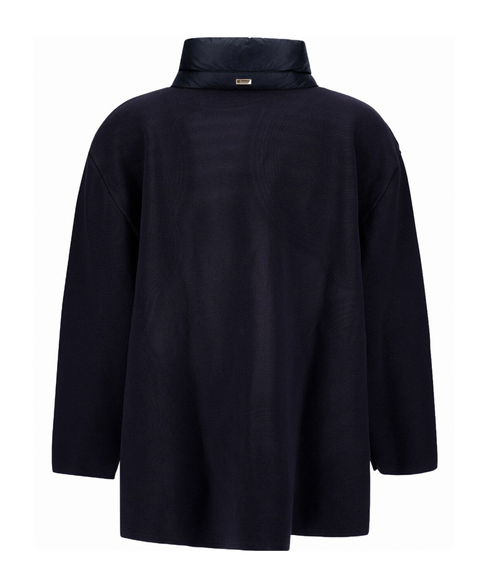 Herno Panelled Drawstring Jacket In Blue