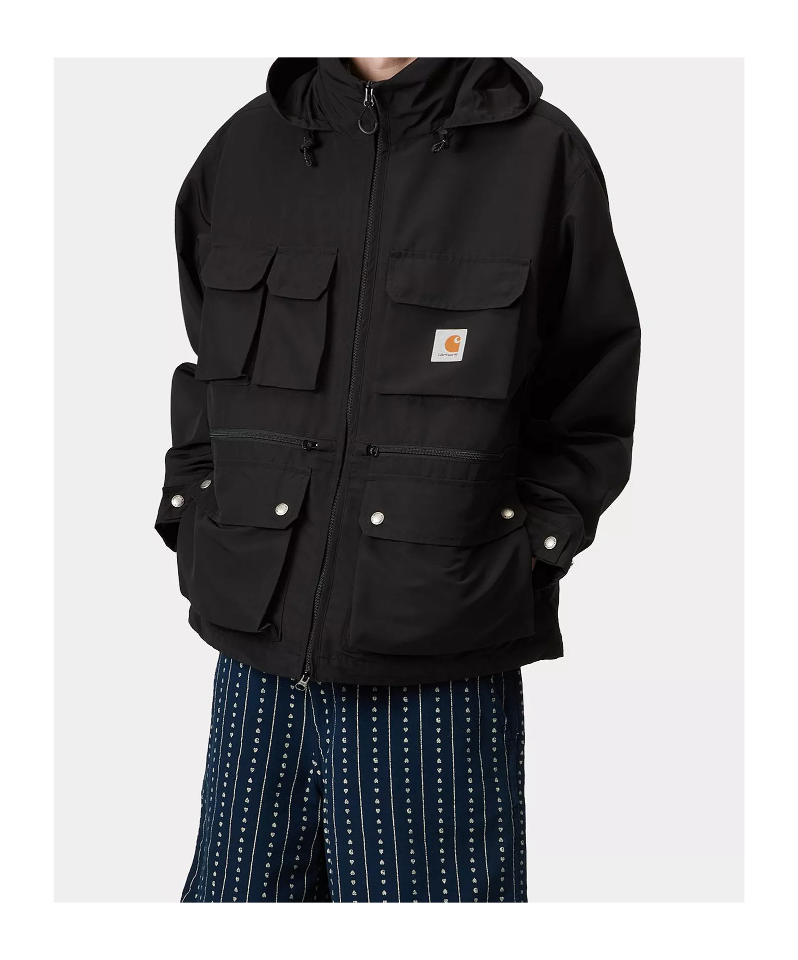 Carhartt Irwin Jacket In Black