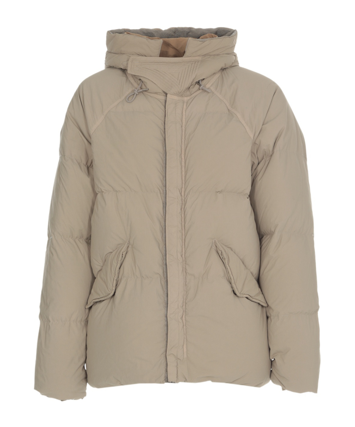 Ten C Piumino Arctic In Nylon Sabbia Uomo In Brown
