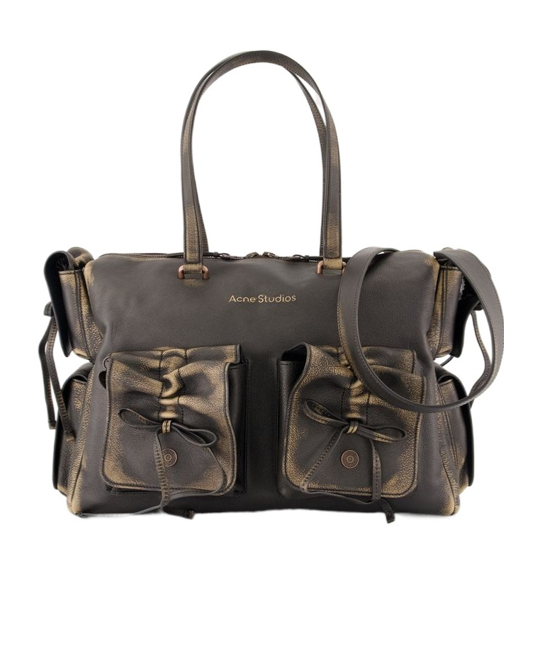 Shop Acne Studios Multi-pocket Shoulder Bag In Black