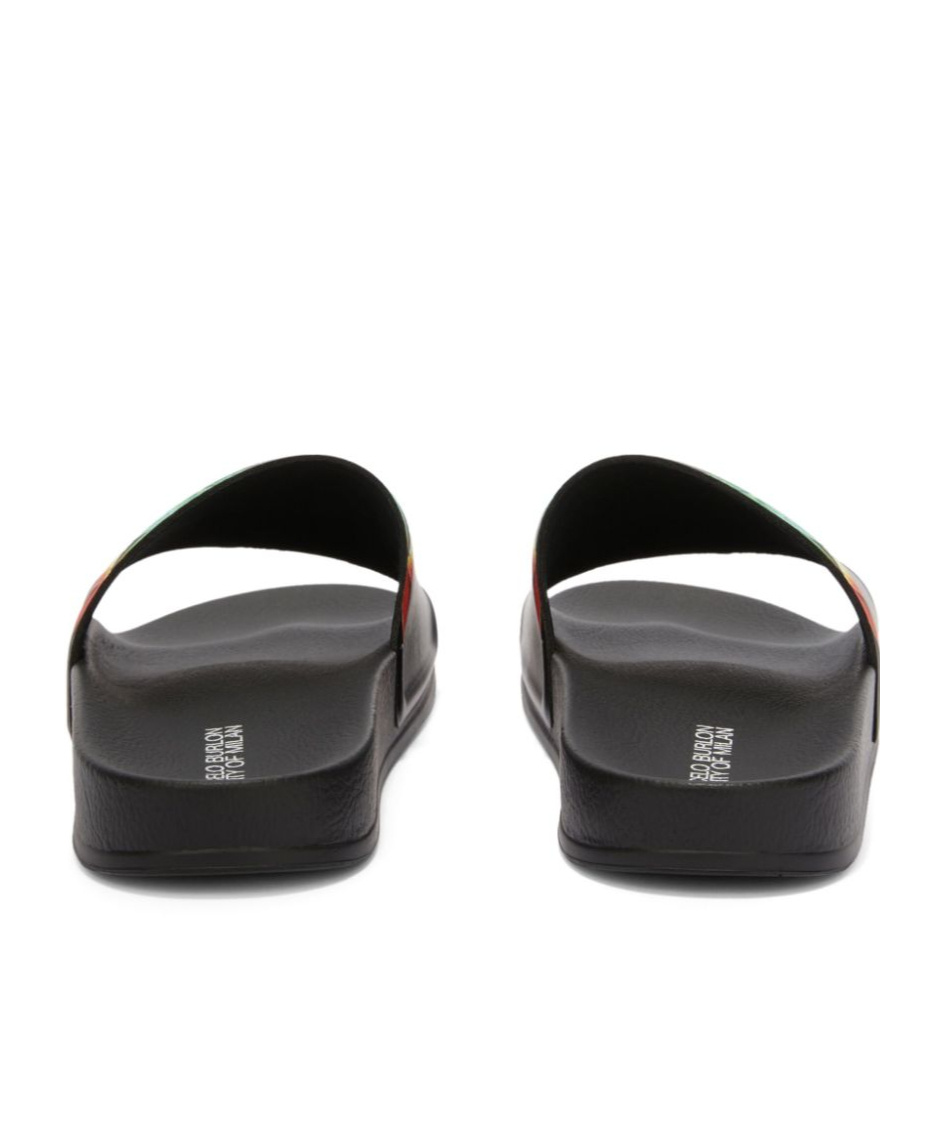 Marcelo Burlon County Of Milan Icon Wings Slides In Black