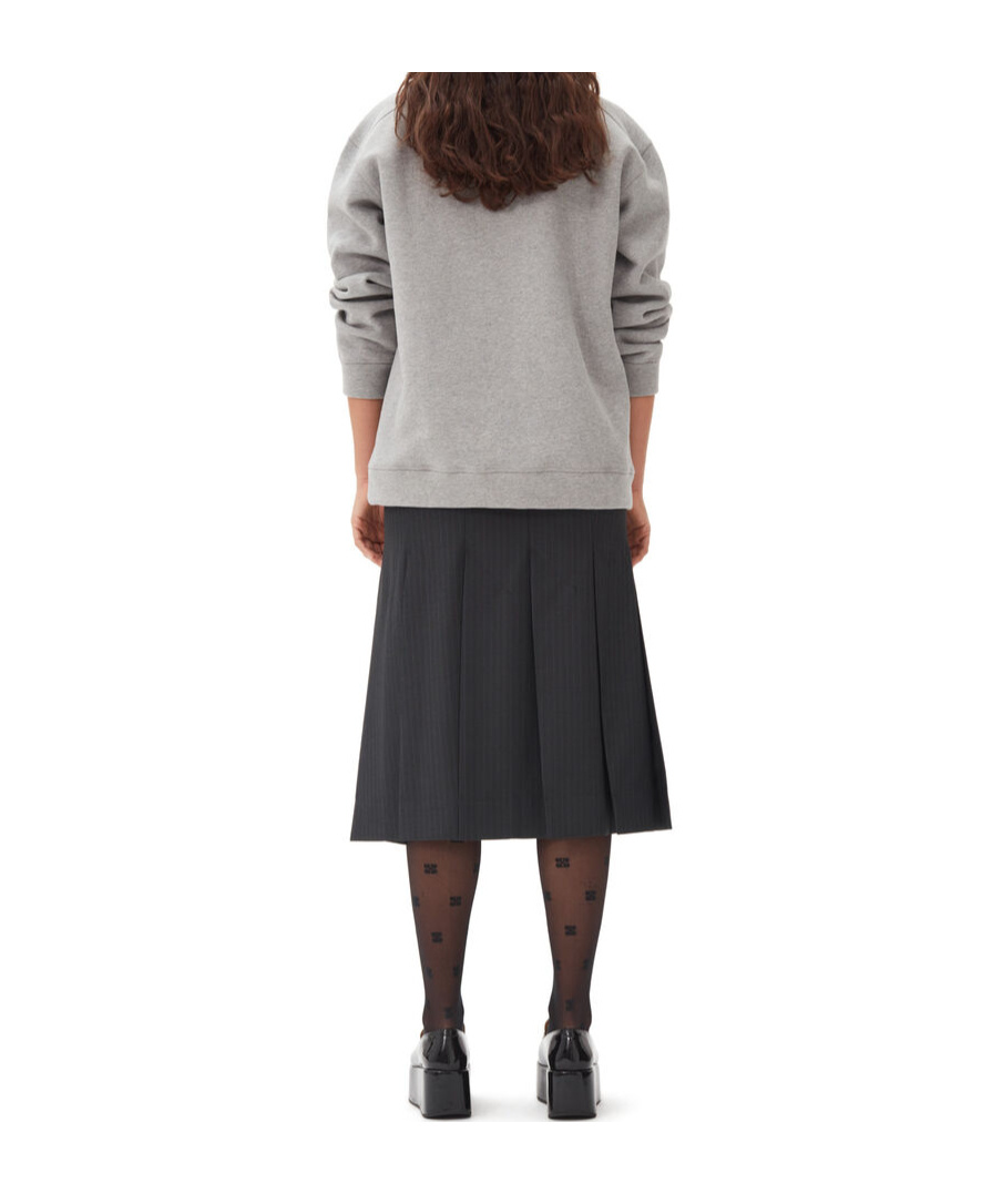 Ganni Sweaters In Gray