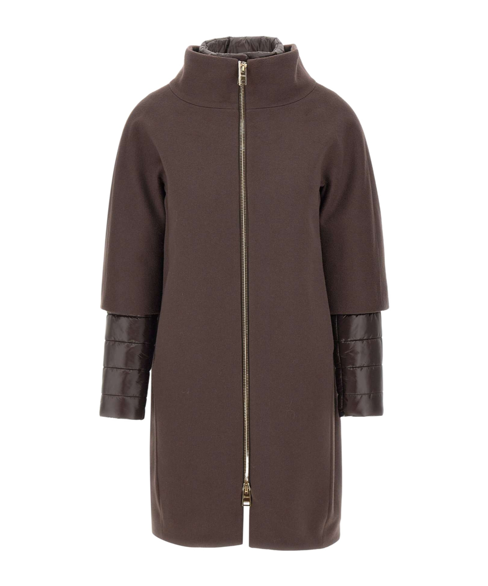 Herno Two-in-one Cotton Jacket In Brown