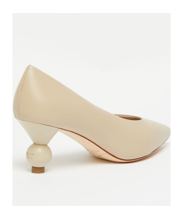 Weekend Max Mara Pointed High Heels In Nude