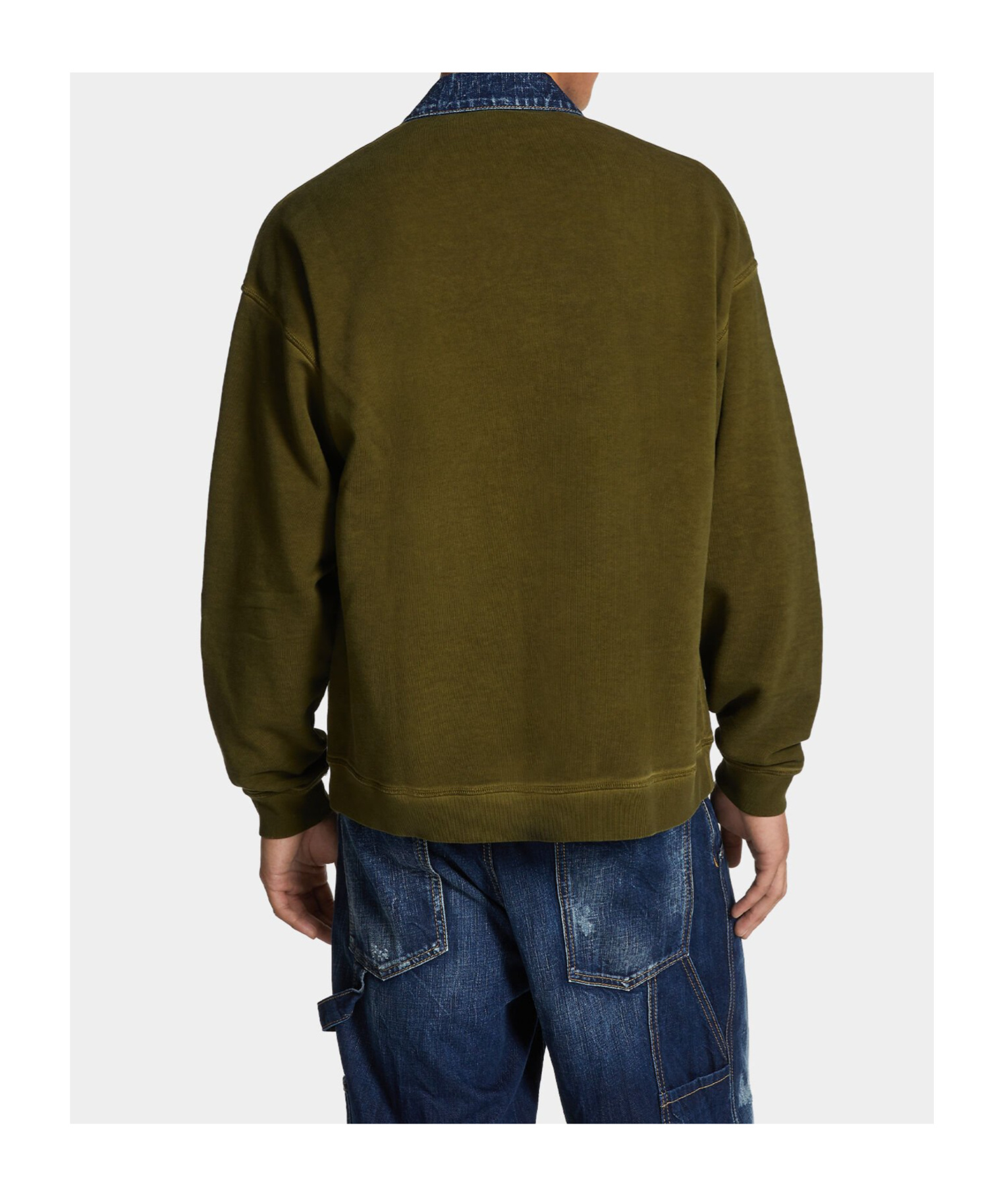 Dsquared2 Supernegative Dyed Relax Fit Cardigan In Green