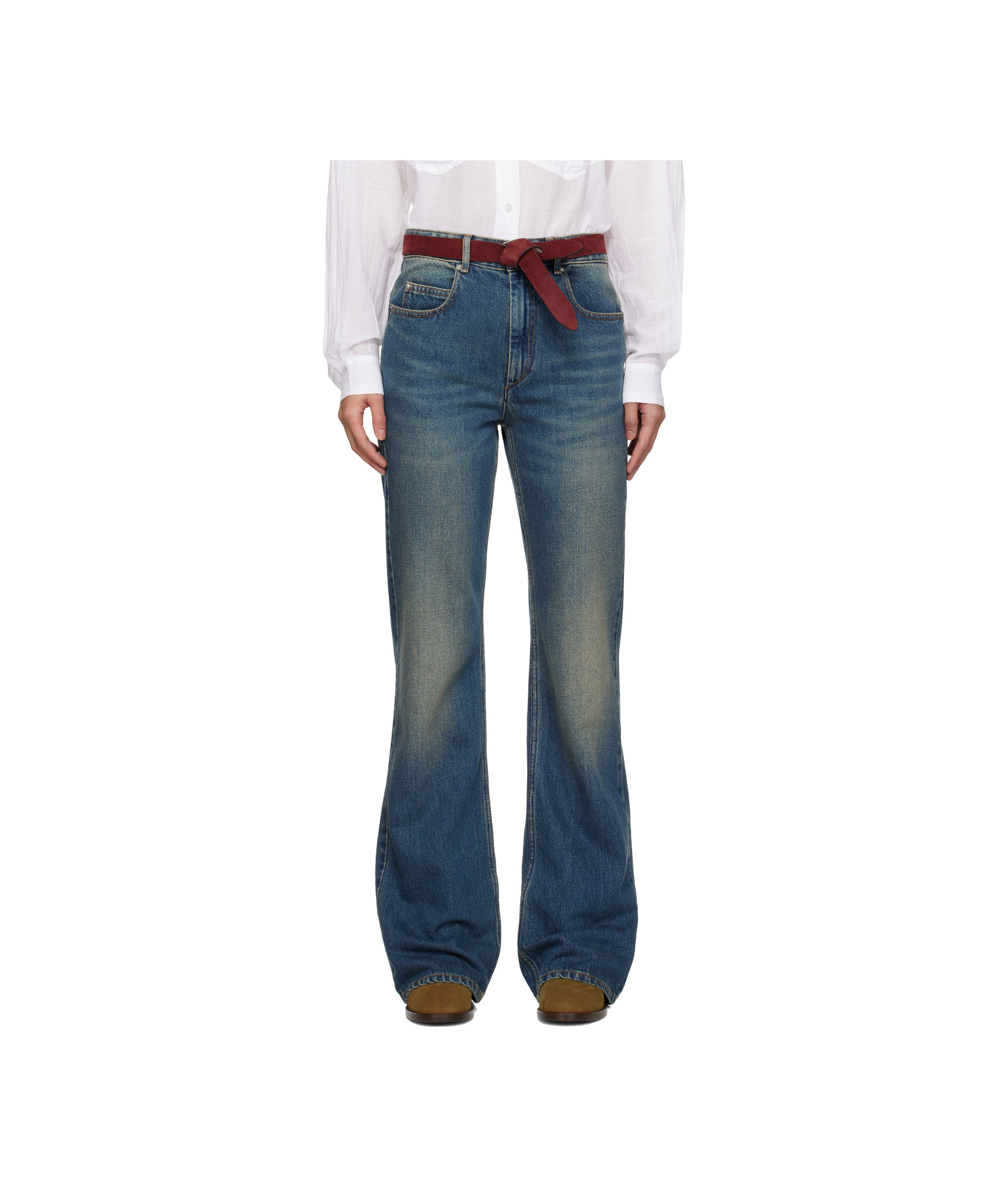 Isabel Marant Jordy Jean In Light Blue In Blue