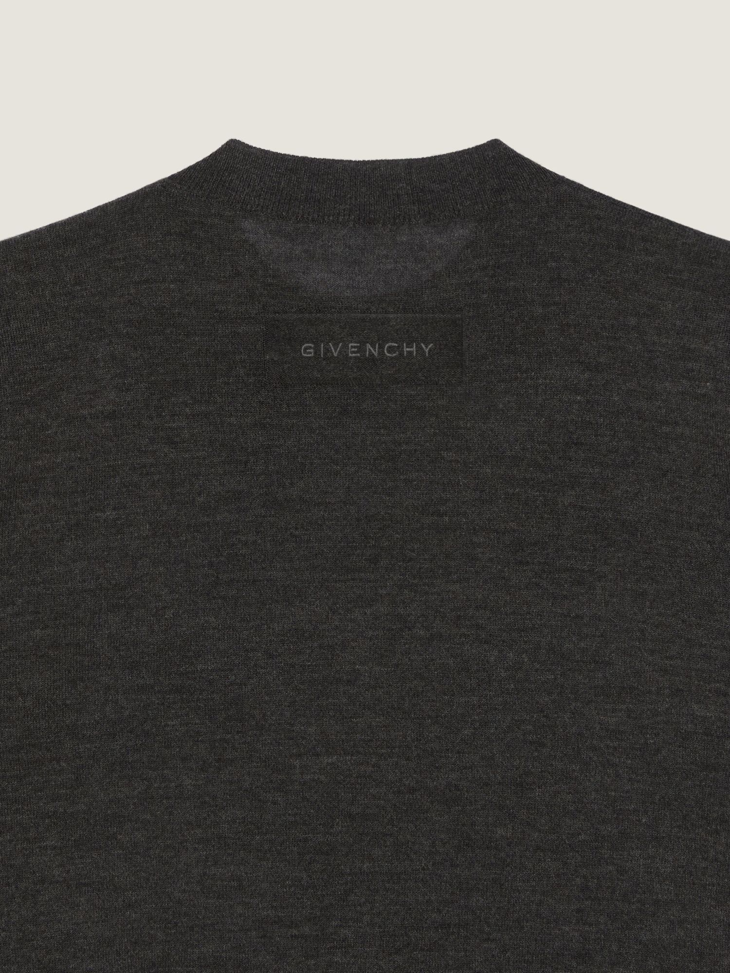 Givenchy Short-sleeved Sweater In Cashmere In Black
