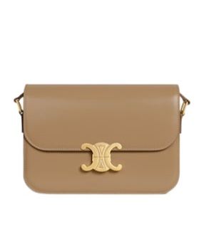 Celine Women Triomphe Classique Borsa A Tracolla In Brown