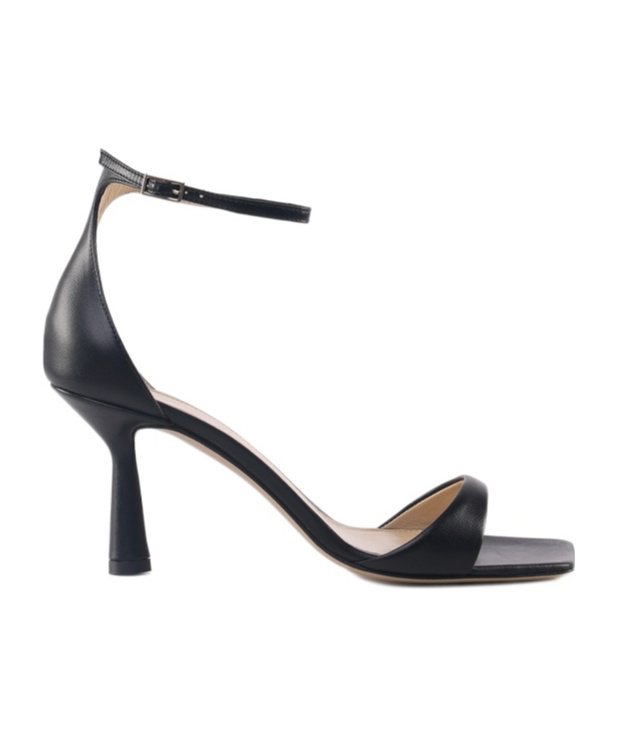 Giuliano Galiano Open-toed High-heeled Sandals In Black