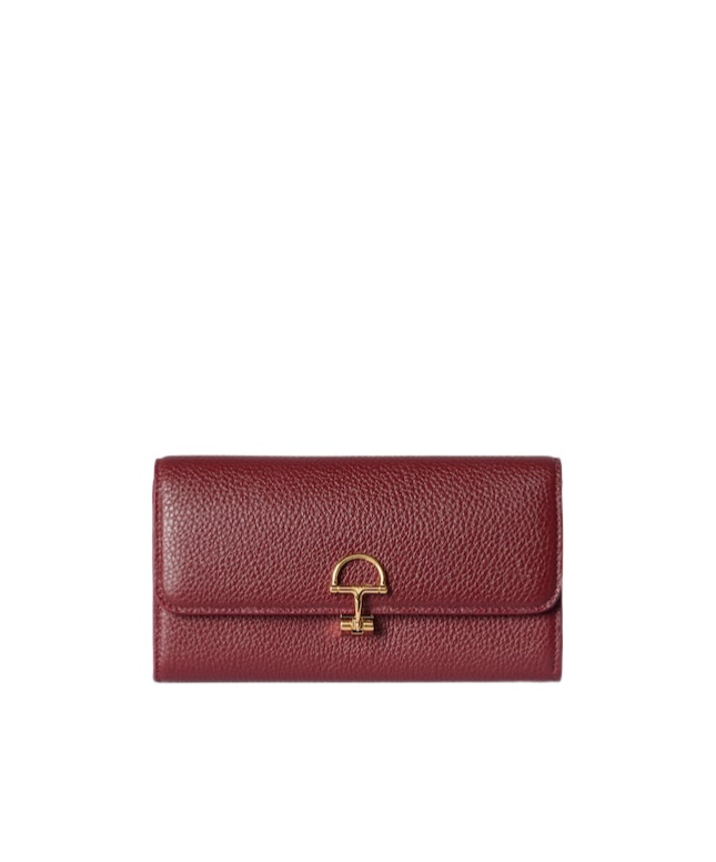 Gucci Softbit Continental Wallet In Red