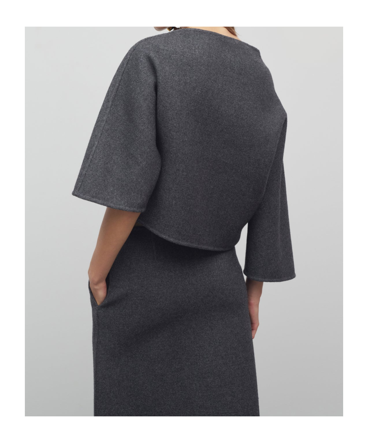 Shop The Row Wool Asymmetrical Top In Black