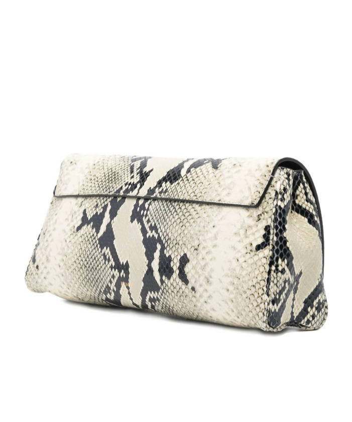 Khaite Embossed Clutch In Multi