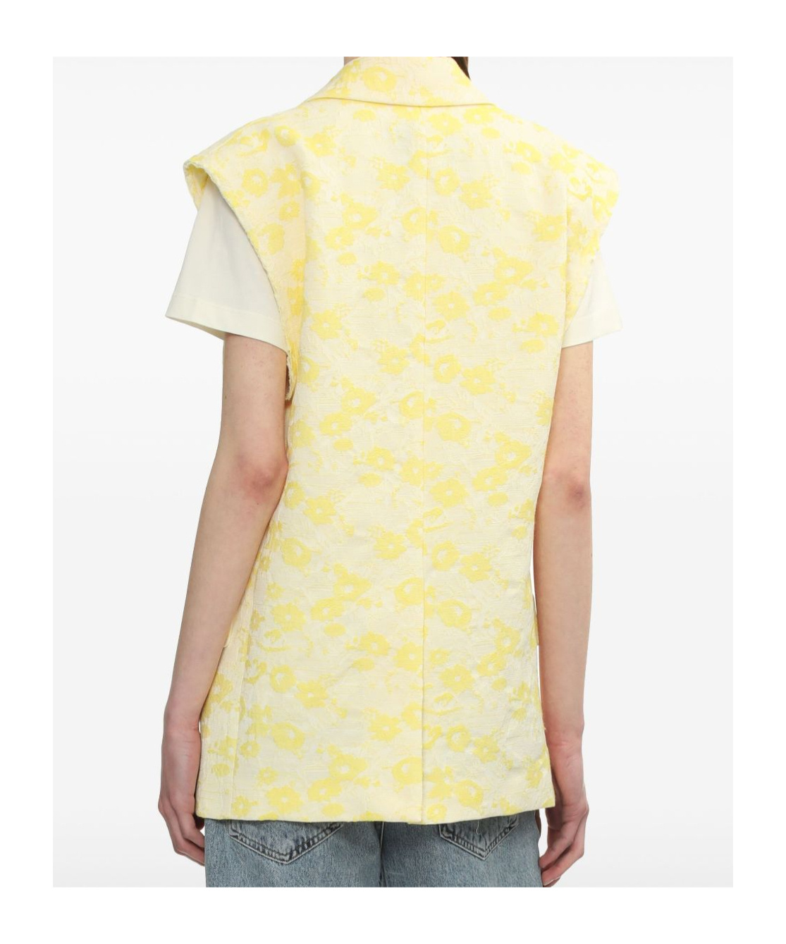 Msgm Floral Jacquard Vest