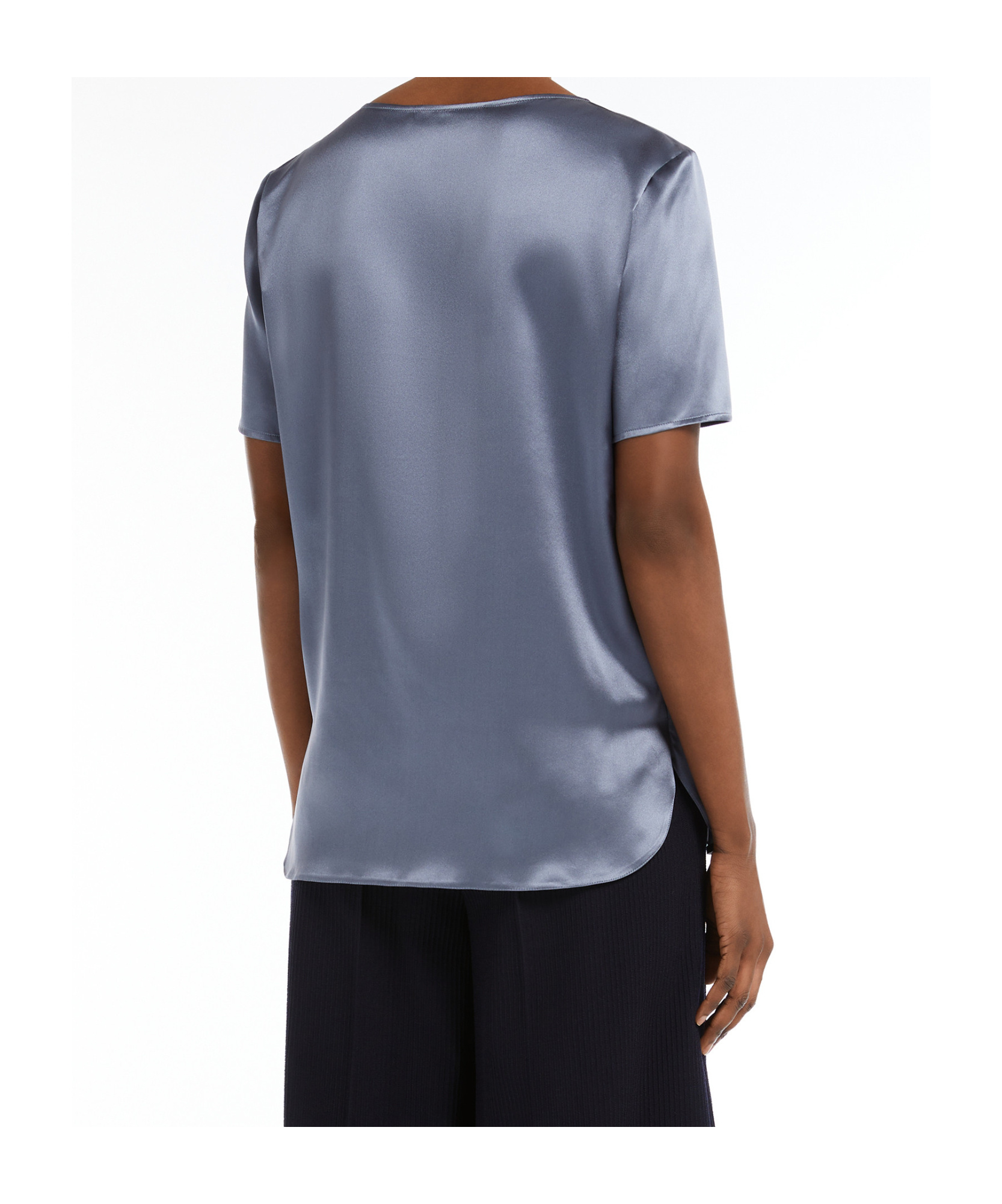 MAX MARA SILK SATIN BLOUSE