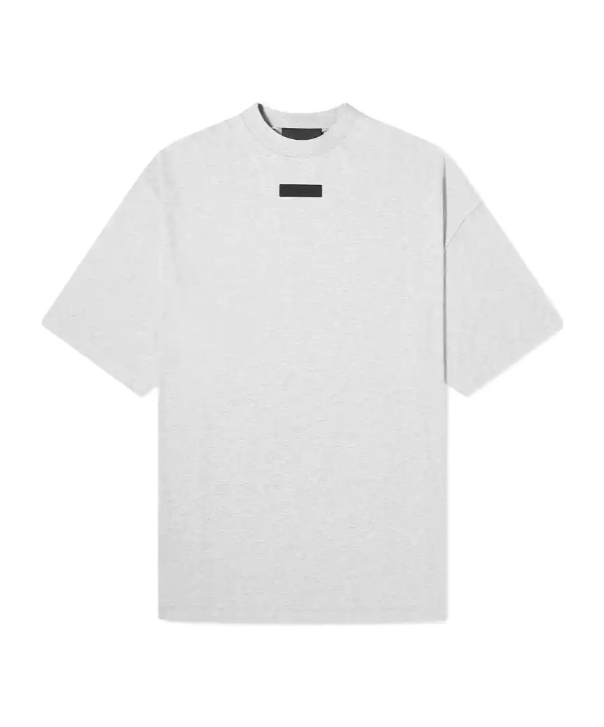 Essentials Item O-neck Short-sleeved T-shirt In White