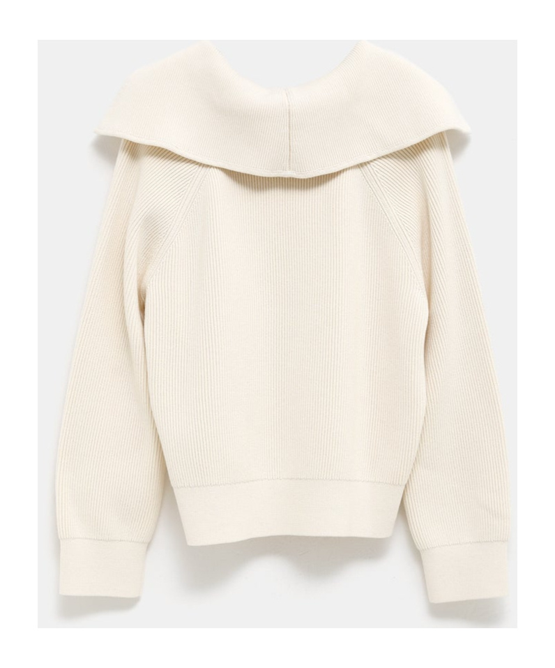 Bottega Veneta Long Sleeve Sweater In White