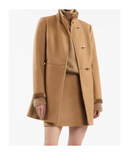 Fay Romantic Coat In Nude