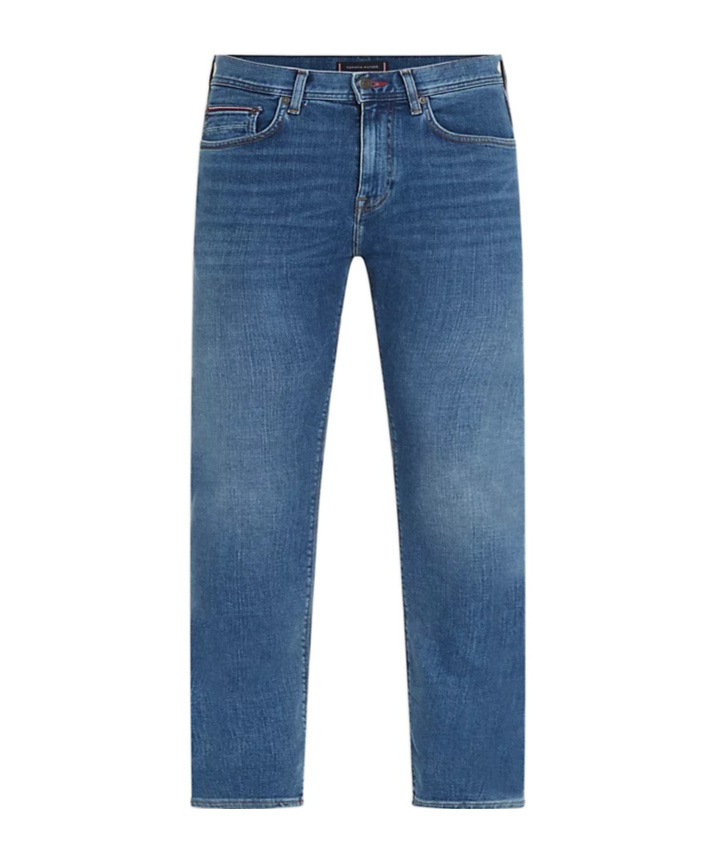Tommy Hilfiger Bleecker Mid-rise Slim-fit Jeans In Blue