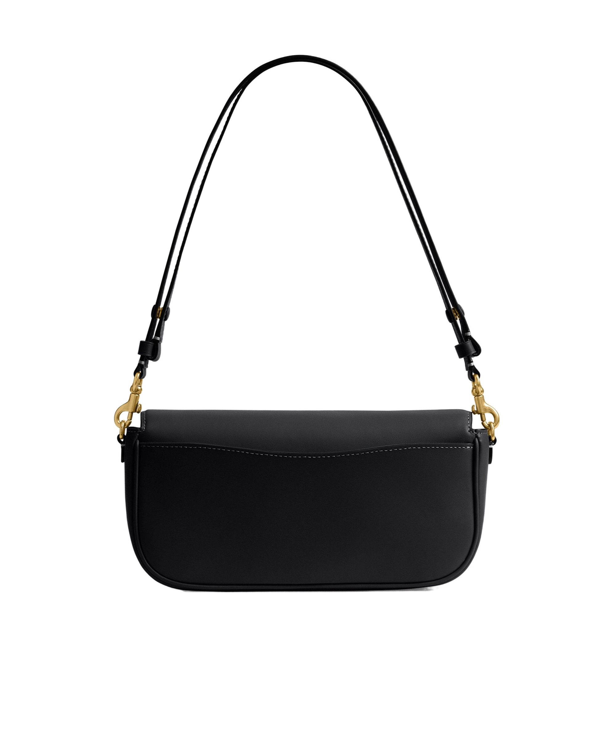 Coach Brook Flap Chain Bag In Black