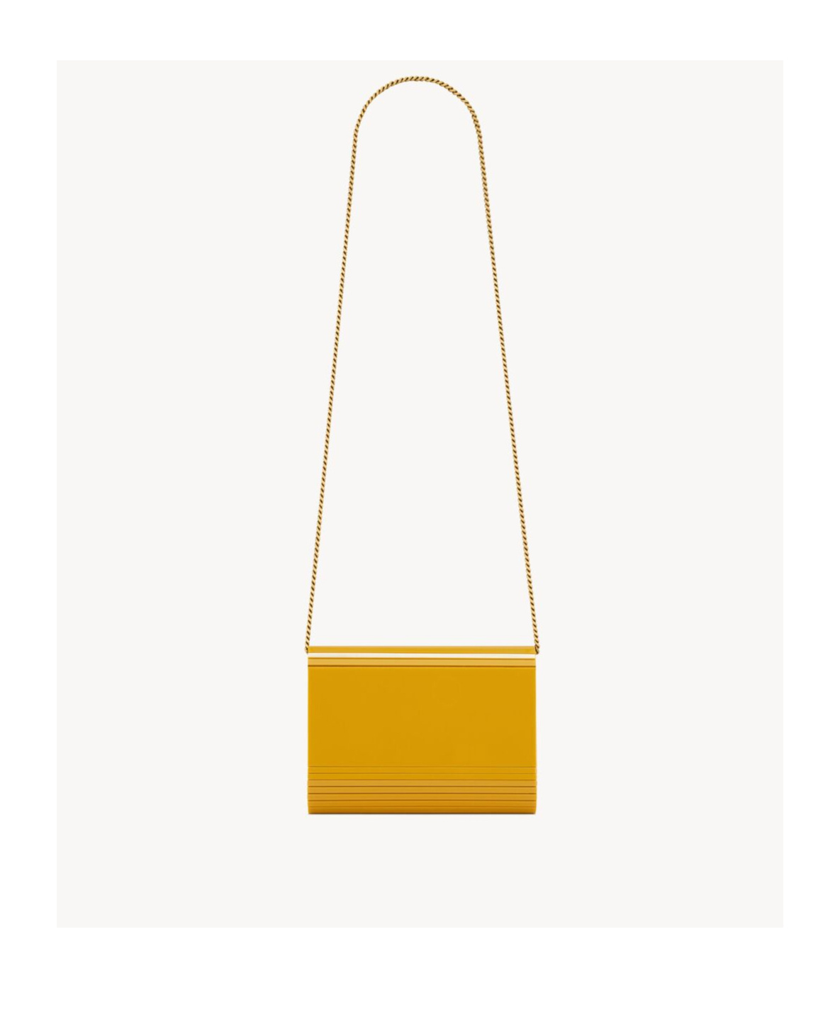 Saint Laurent Flap Shoulder Bag In Yellow
