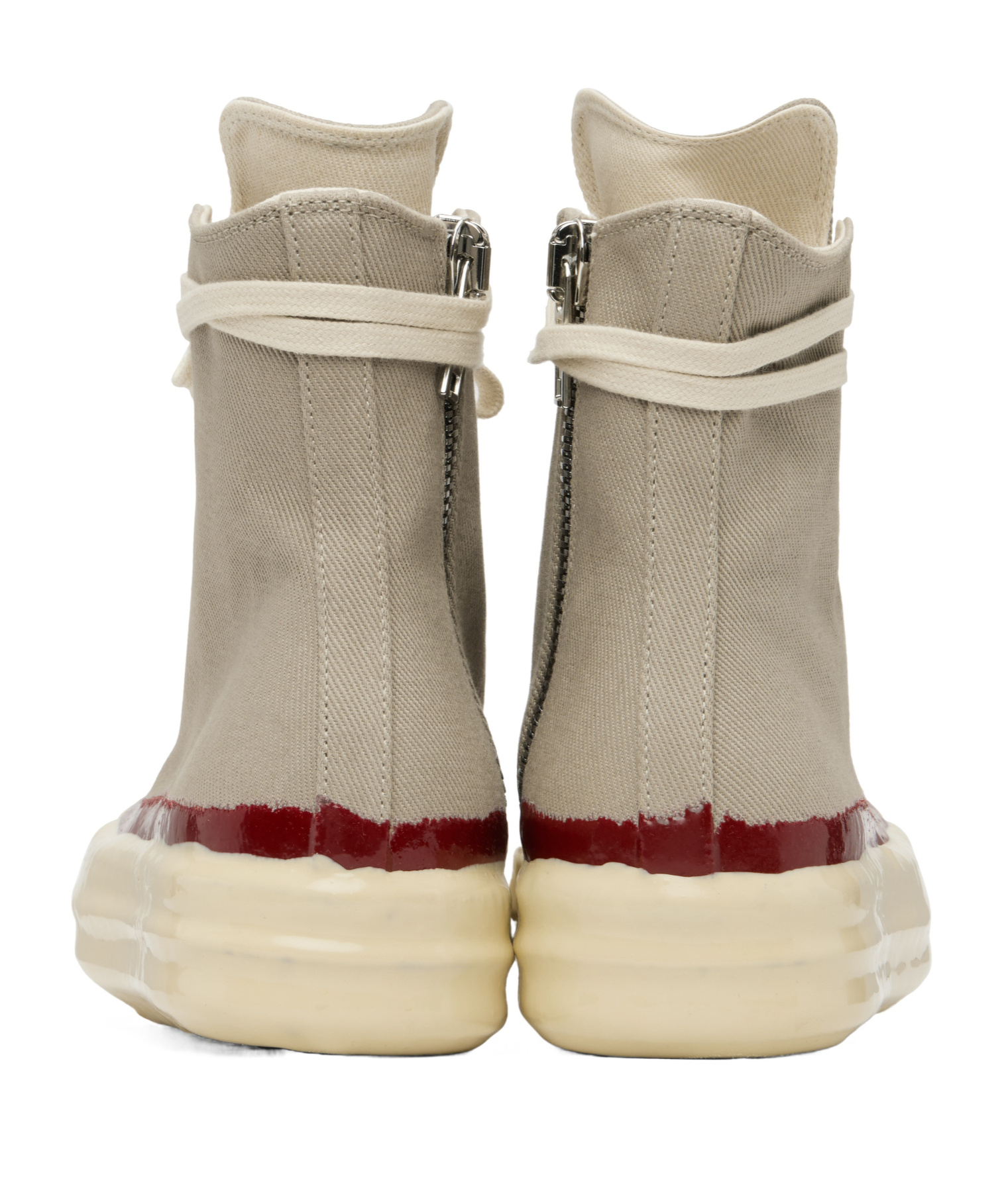 Rick Owens Drkshdw Concordians Sneaks High-top Casual Sneakers In Neutral