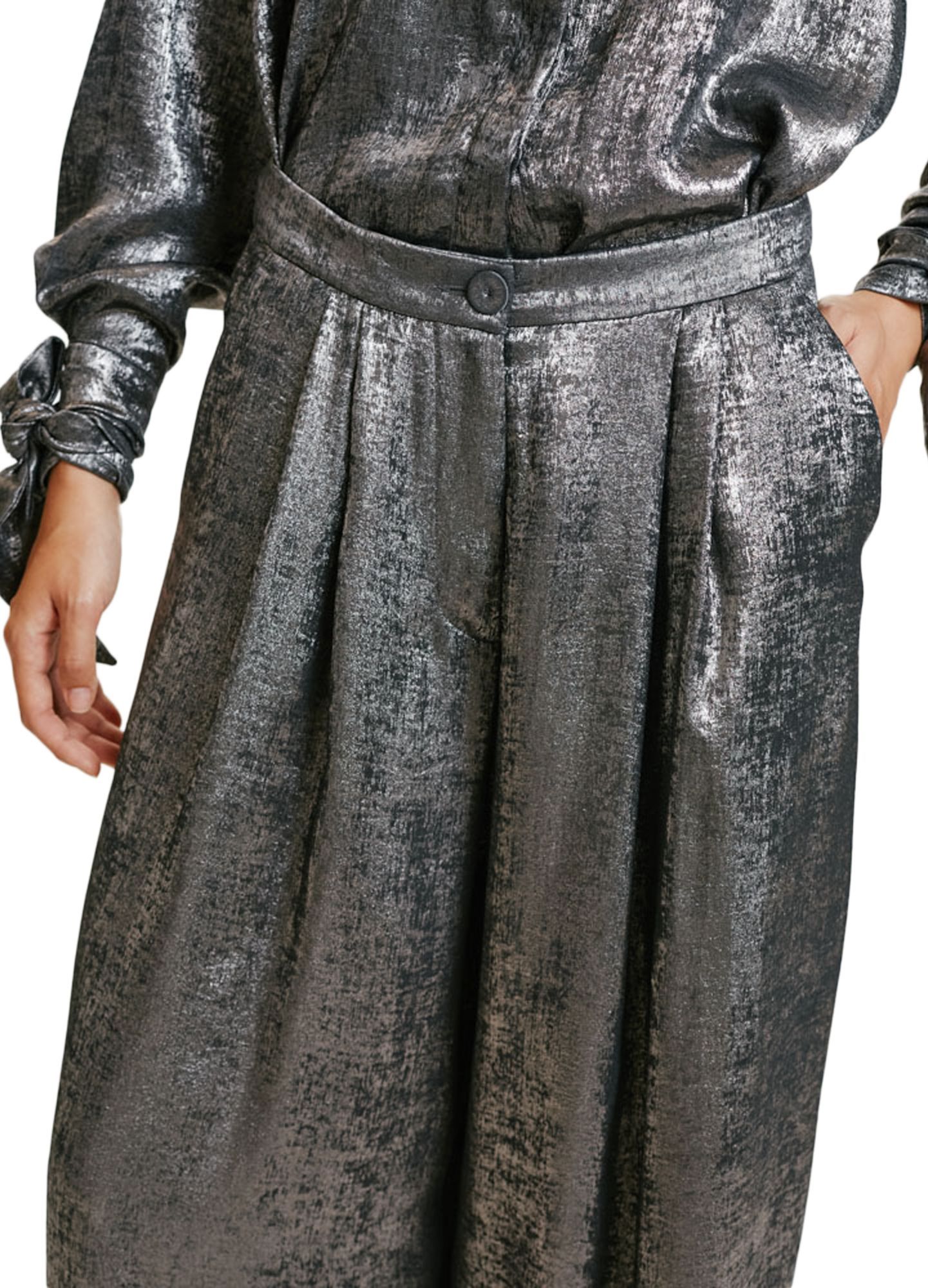 Momoní Patrice Wide Leg Pants In Black