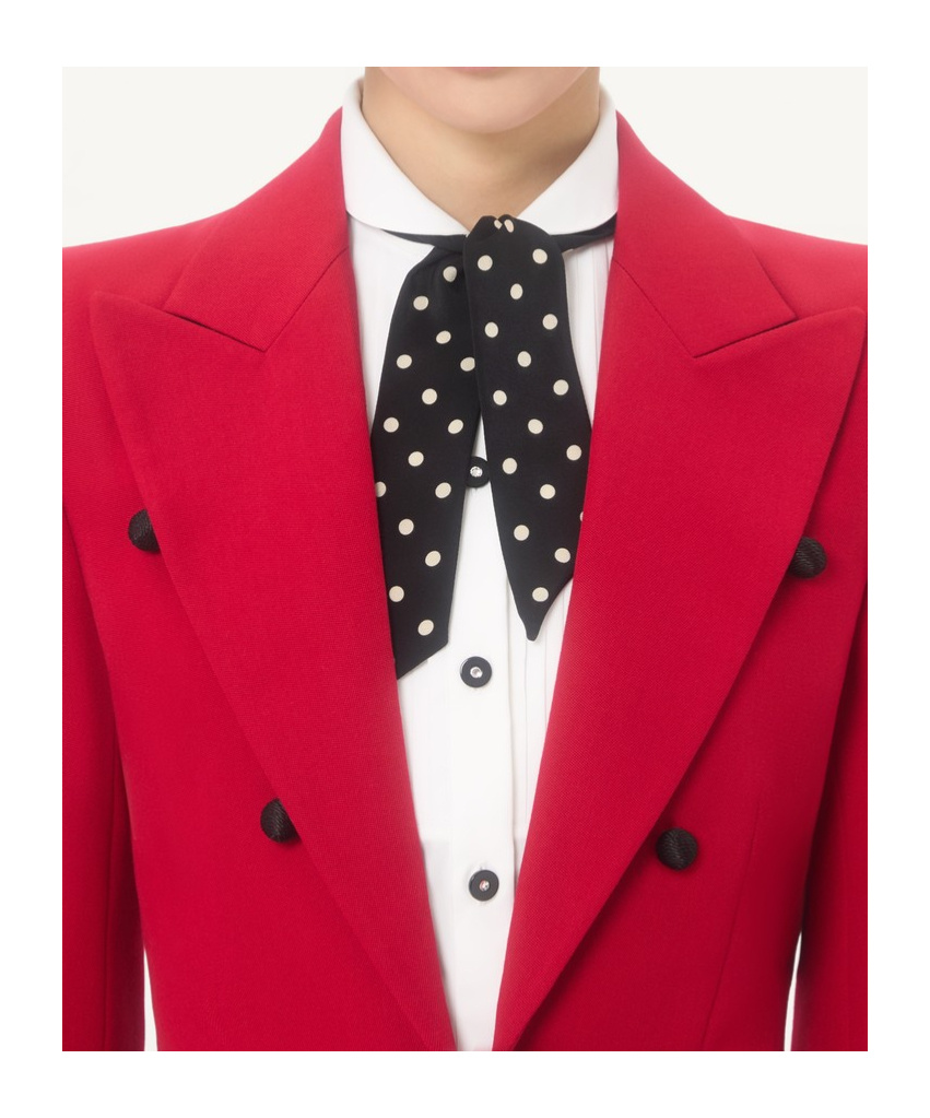 Valentino Cotton Popeline Shirt In White