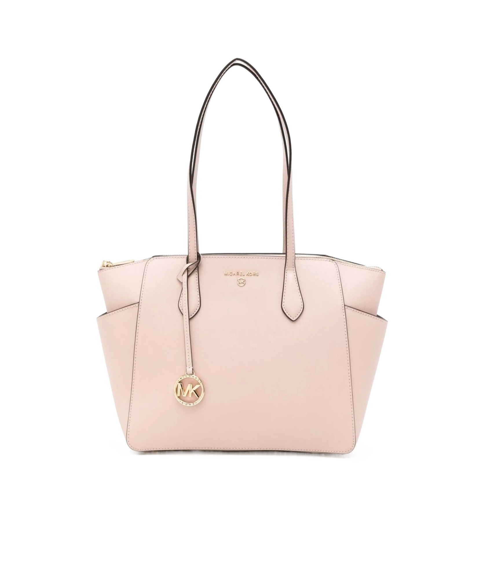 Shop Michael Michael Kors Medium Marilyn Tote Bag In Nude