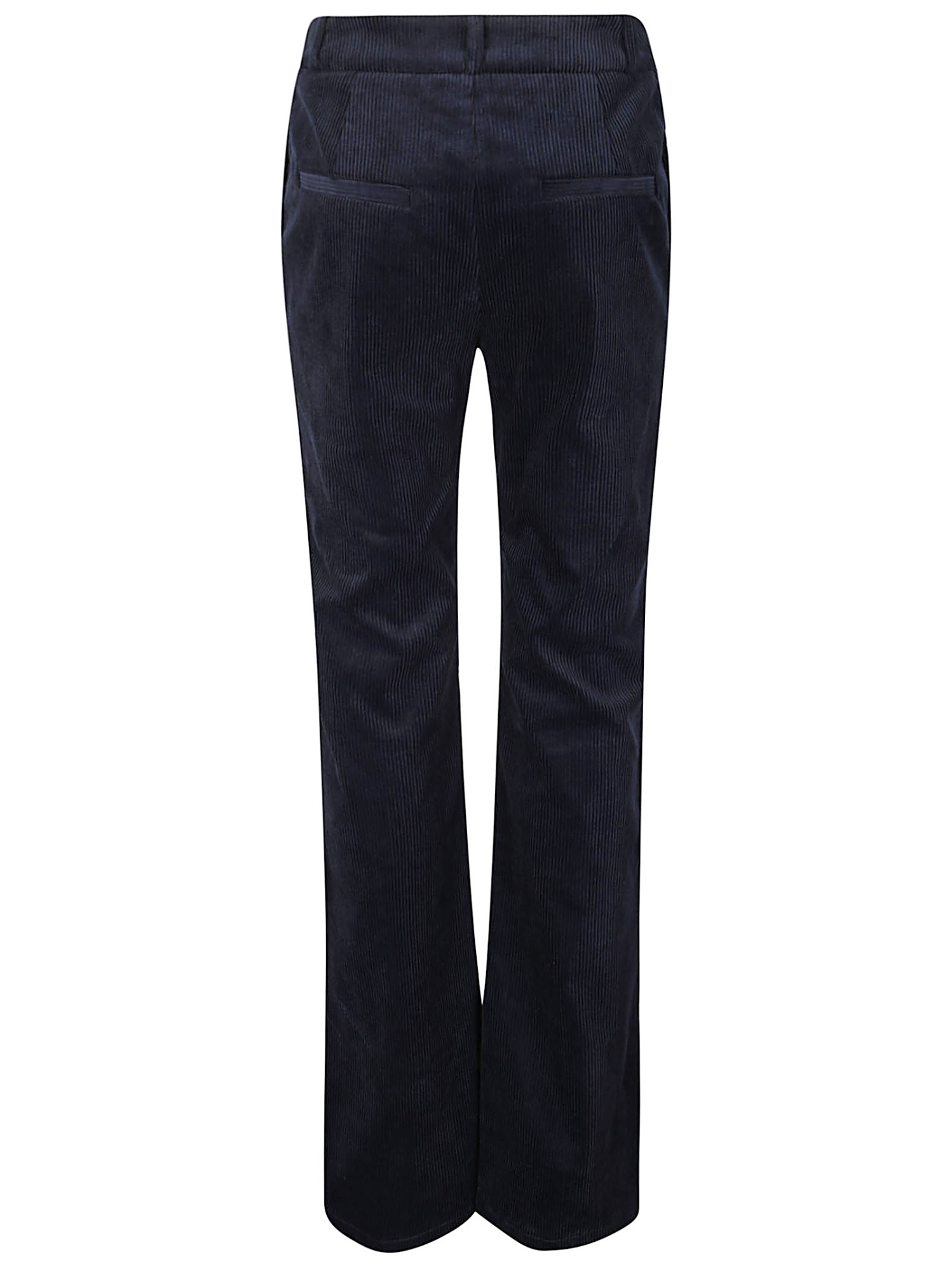Apc A.p.c. Straight Leg Corduroy Pants In Black