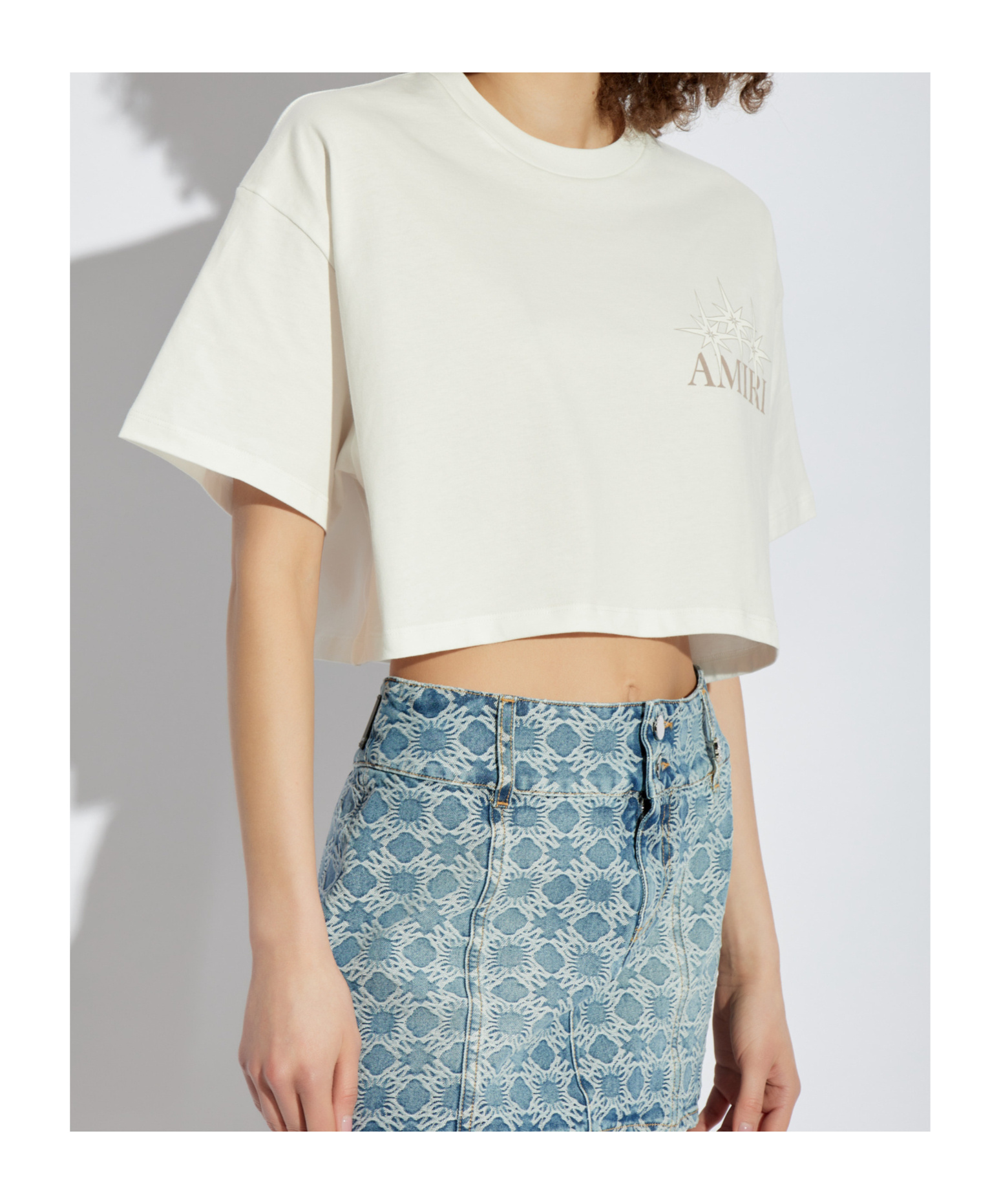 Amiri Logo T-shirt In White