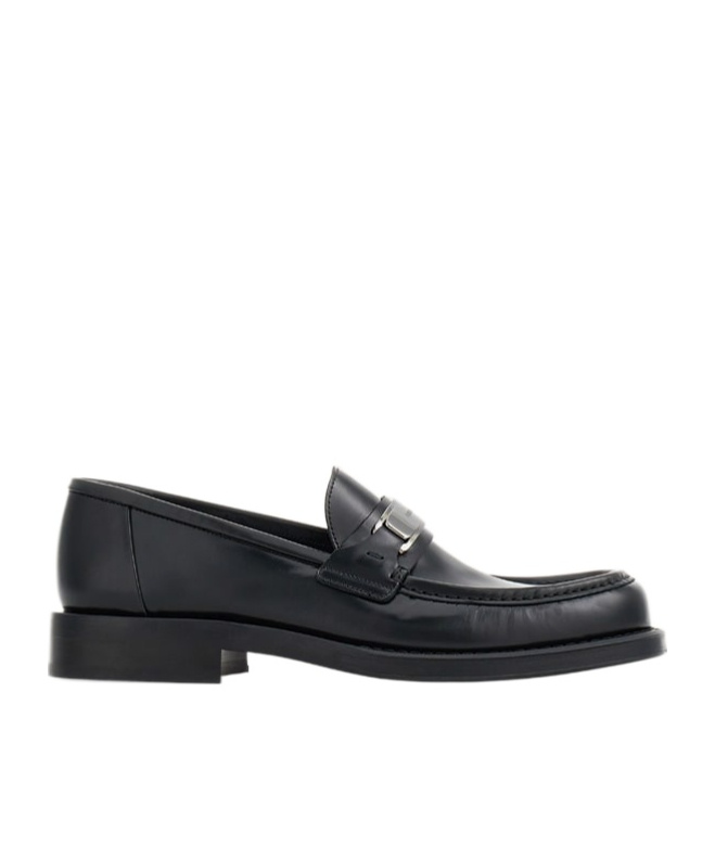 Ferragamo New Vara Buckle Loafers In Black