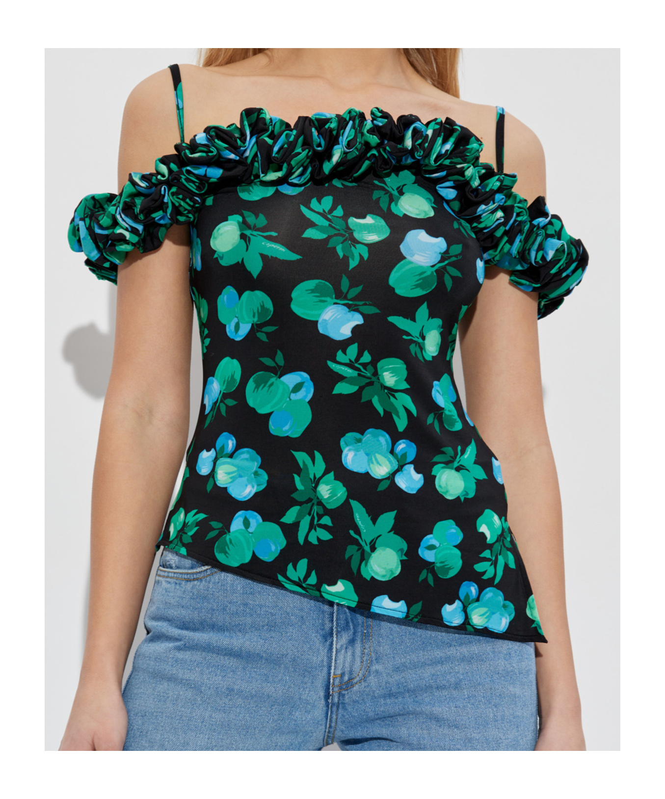 Coperni Suspender Top In Black