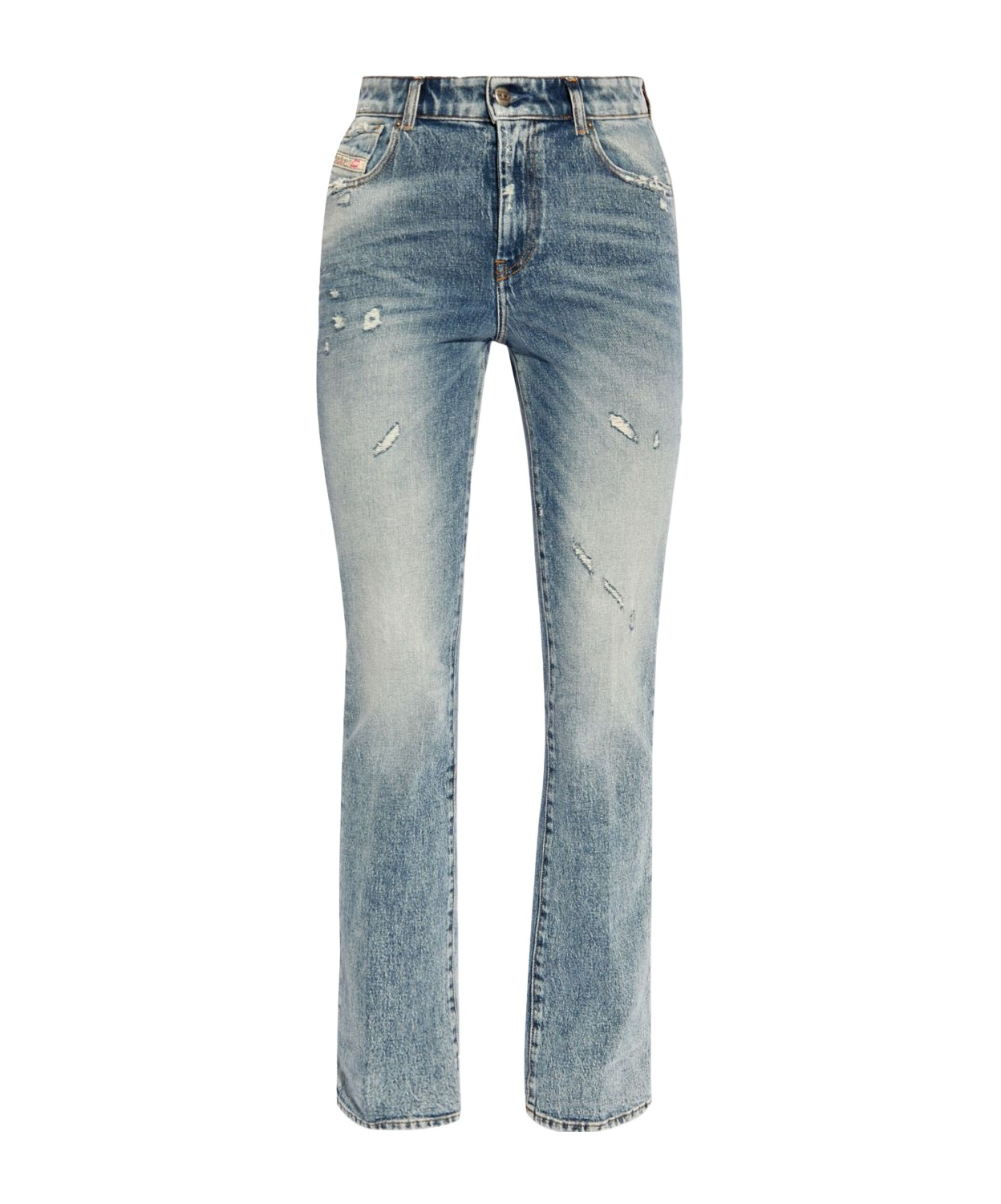 Diesel 2003 D-escription Bootcut Jeans In Gray