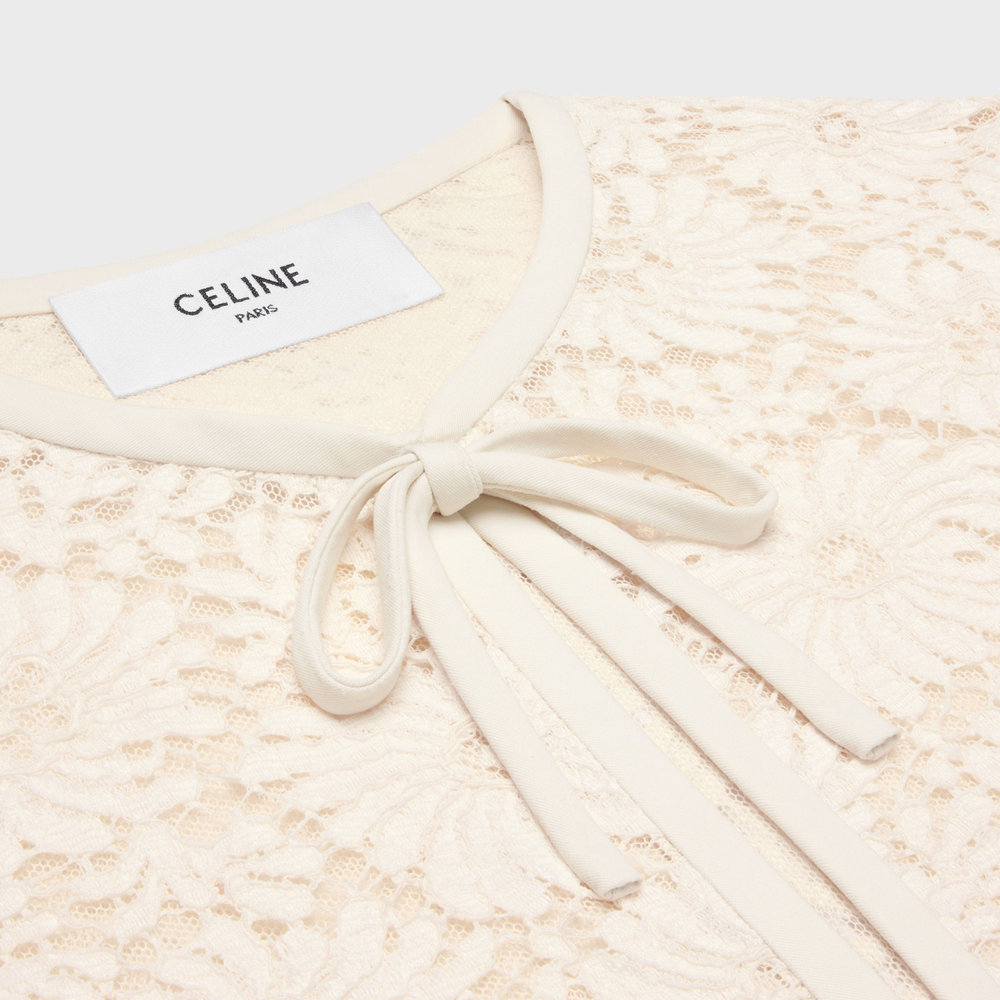 Celine Lace Jacket In White