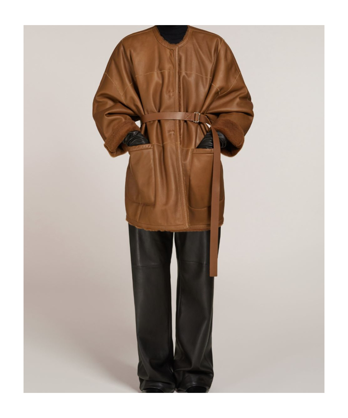 Max Mara Double-sided Lacon Wool Cardigan Coat In Brown
