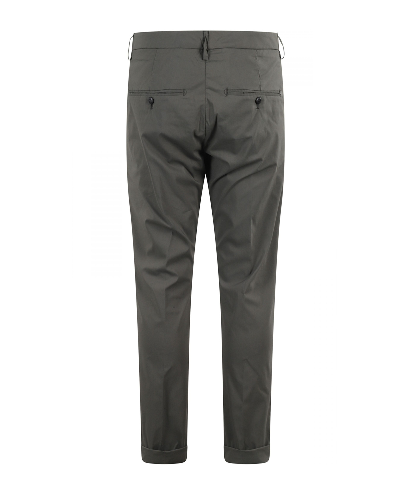 Dondup Gaubert Trousers In Wool Canvas In Gray