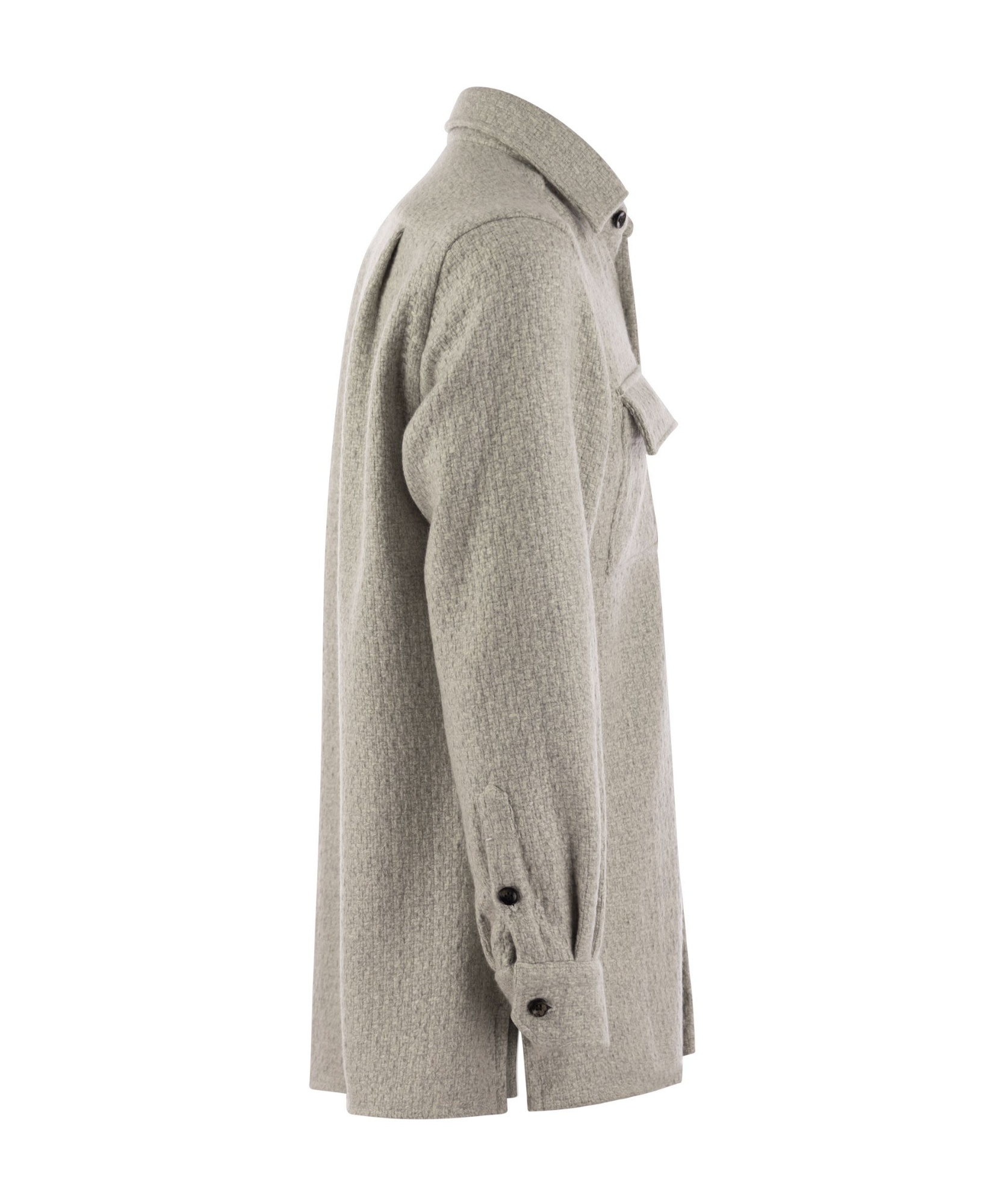 KITON KITON OVERSIZED BUTTONED OVERSHIRT 