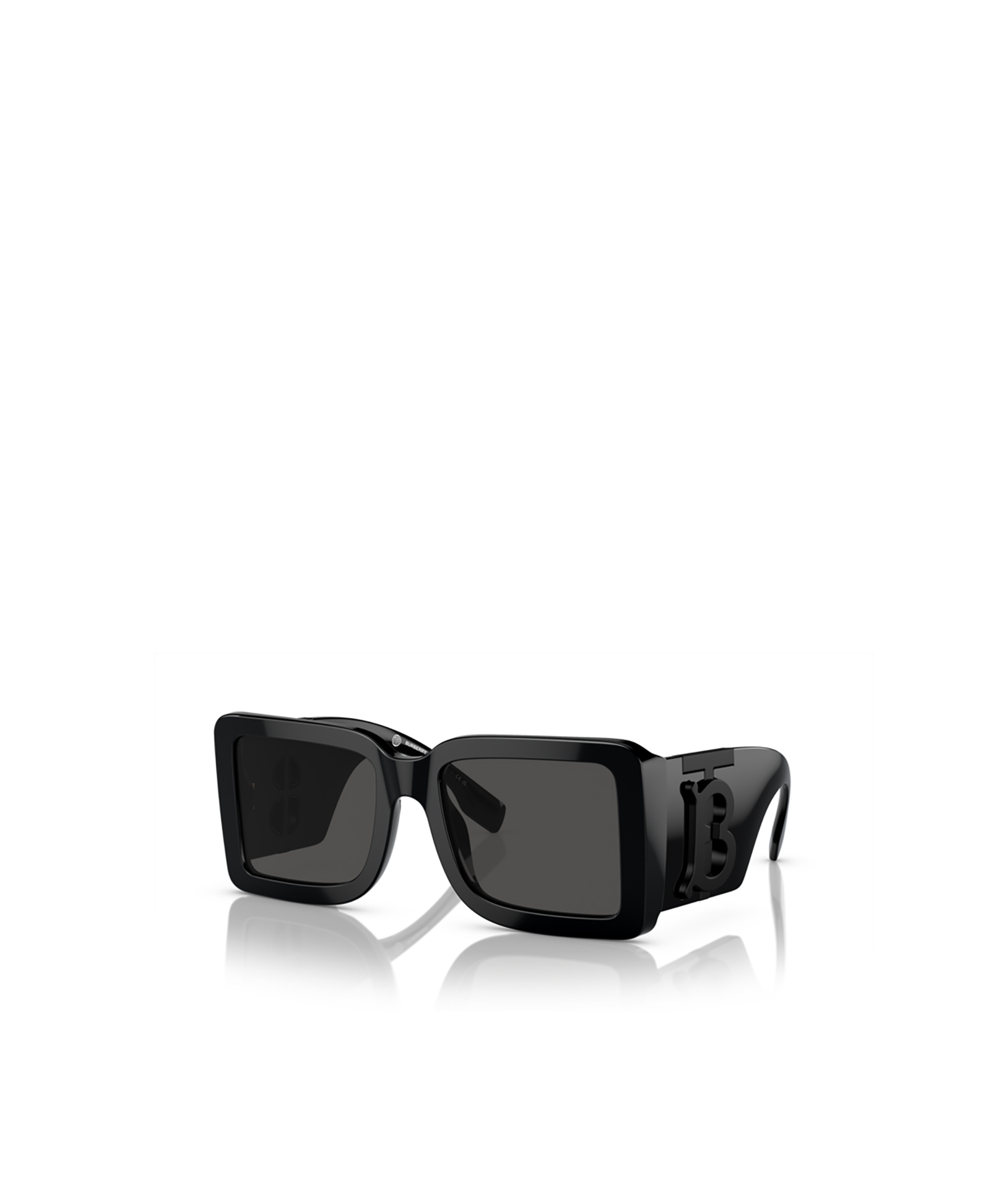 Burberry Womens Black Be4406u Square-frame Acetate Sunglasses In Black