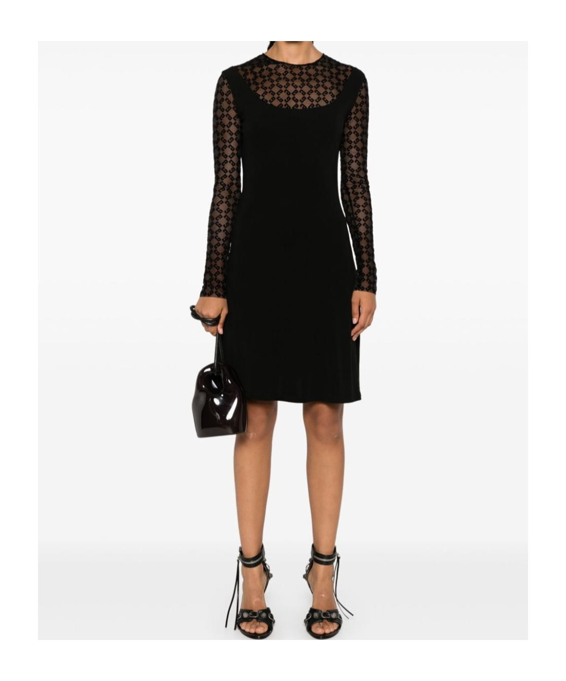 Givenchy Knee Length Dress A-line Silhouette In Black