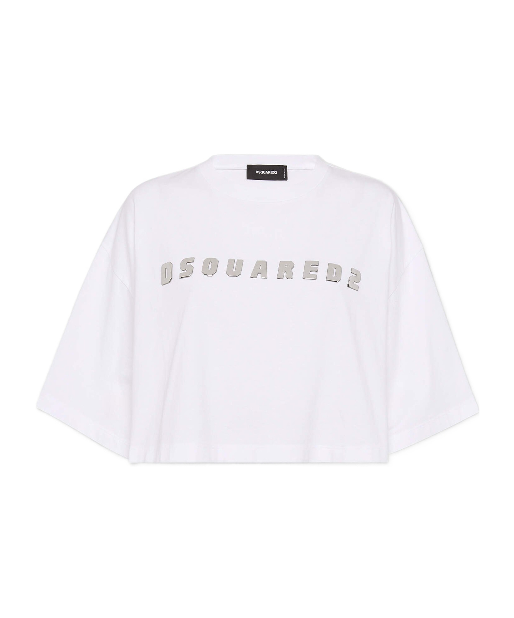 Dsquared2 Short Loose T-shirt In White