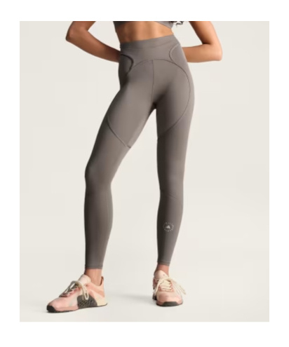 Adidas By Stella Mccartney Training Full Length Leggings In Gray