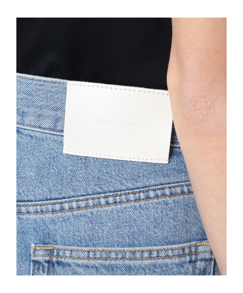 LOULOU STUDIO BELT-LOOP JEANS