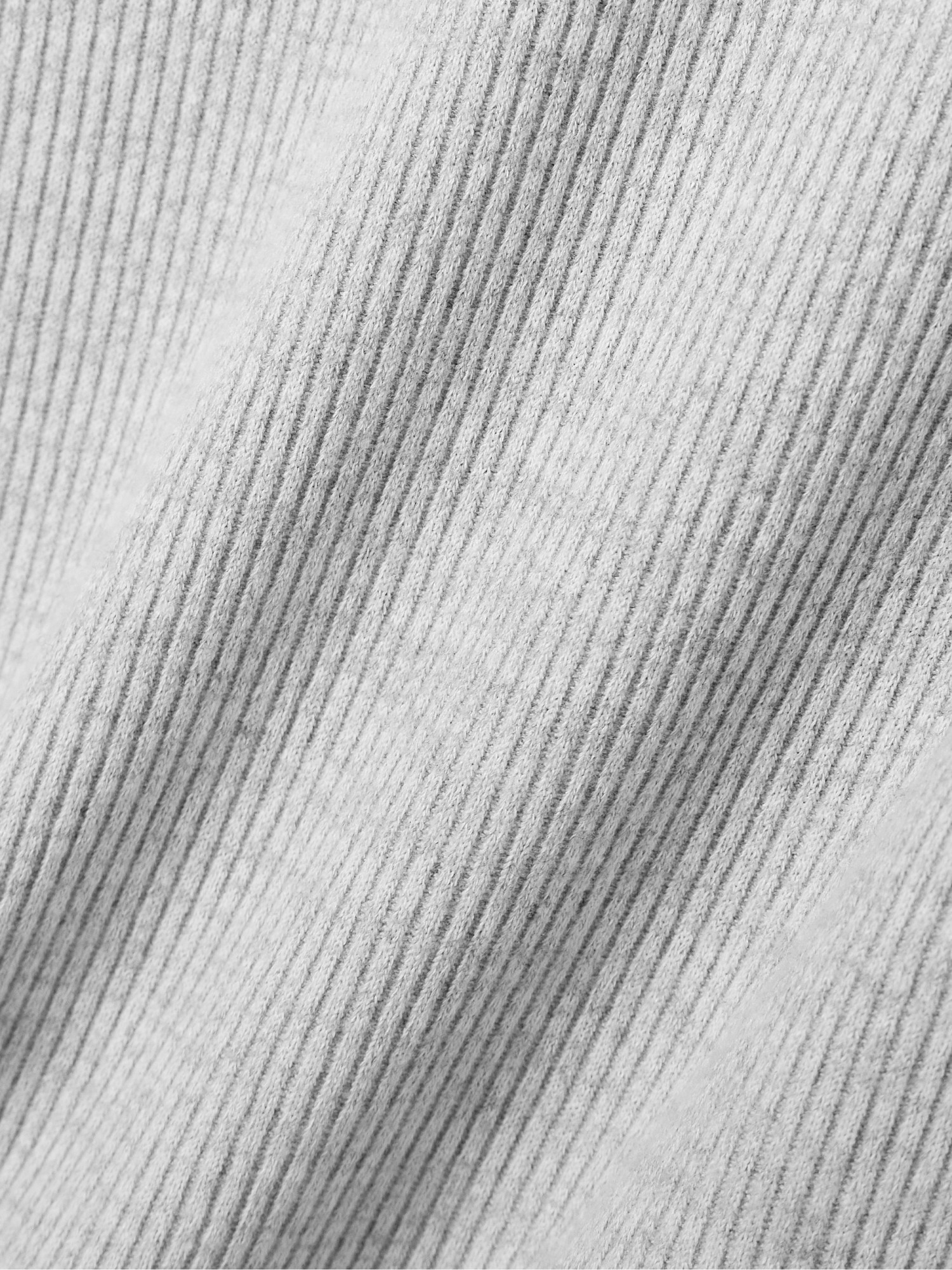 Agolde Binx Ribbed Jersey Tank In Gray