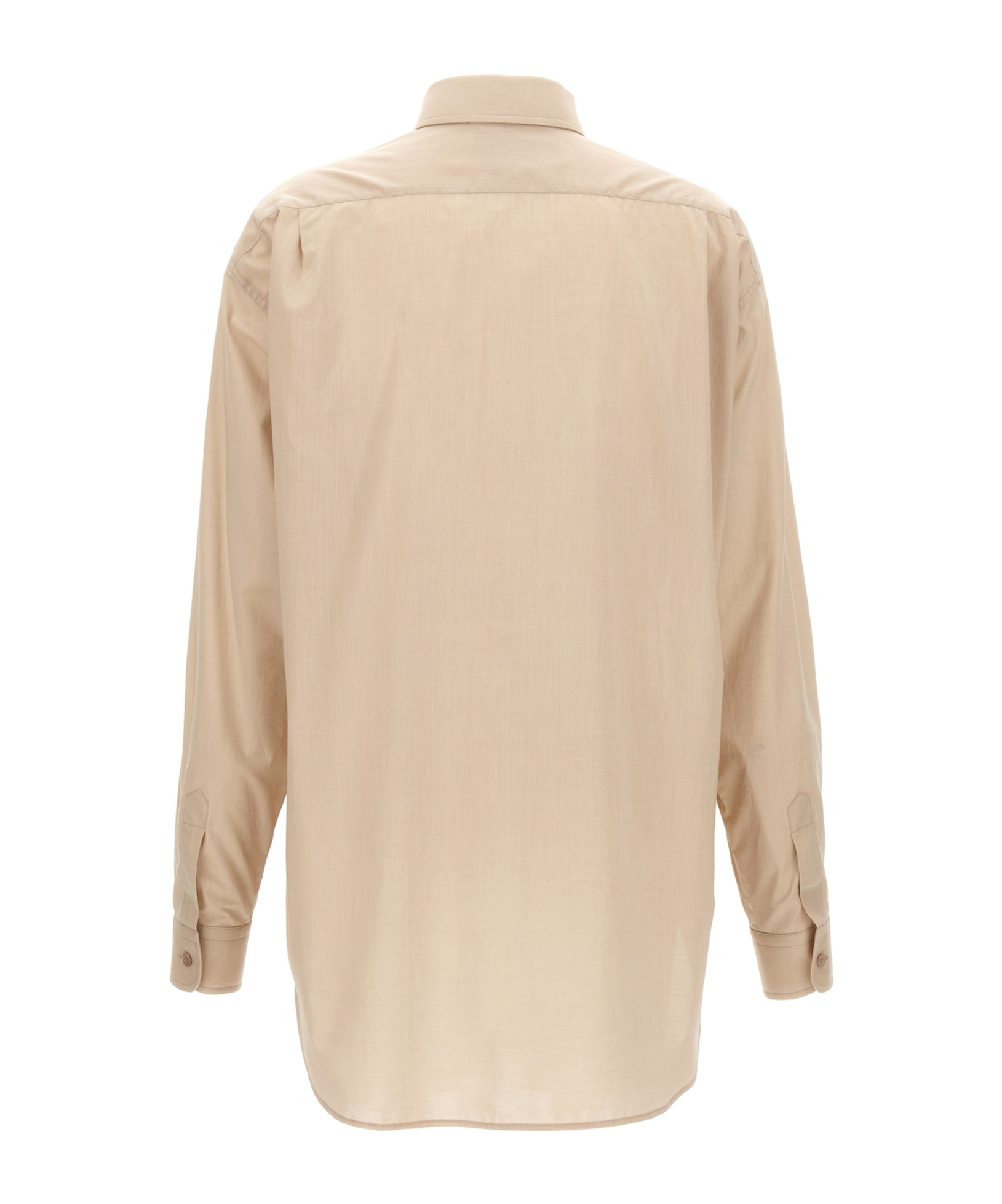 Moschino Slightly Loose-fitting Cotton Shirt With Patch Pocket