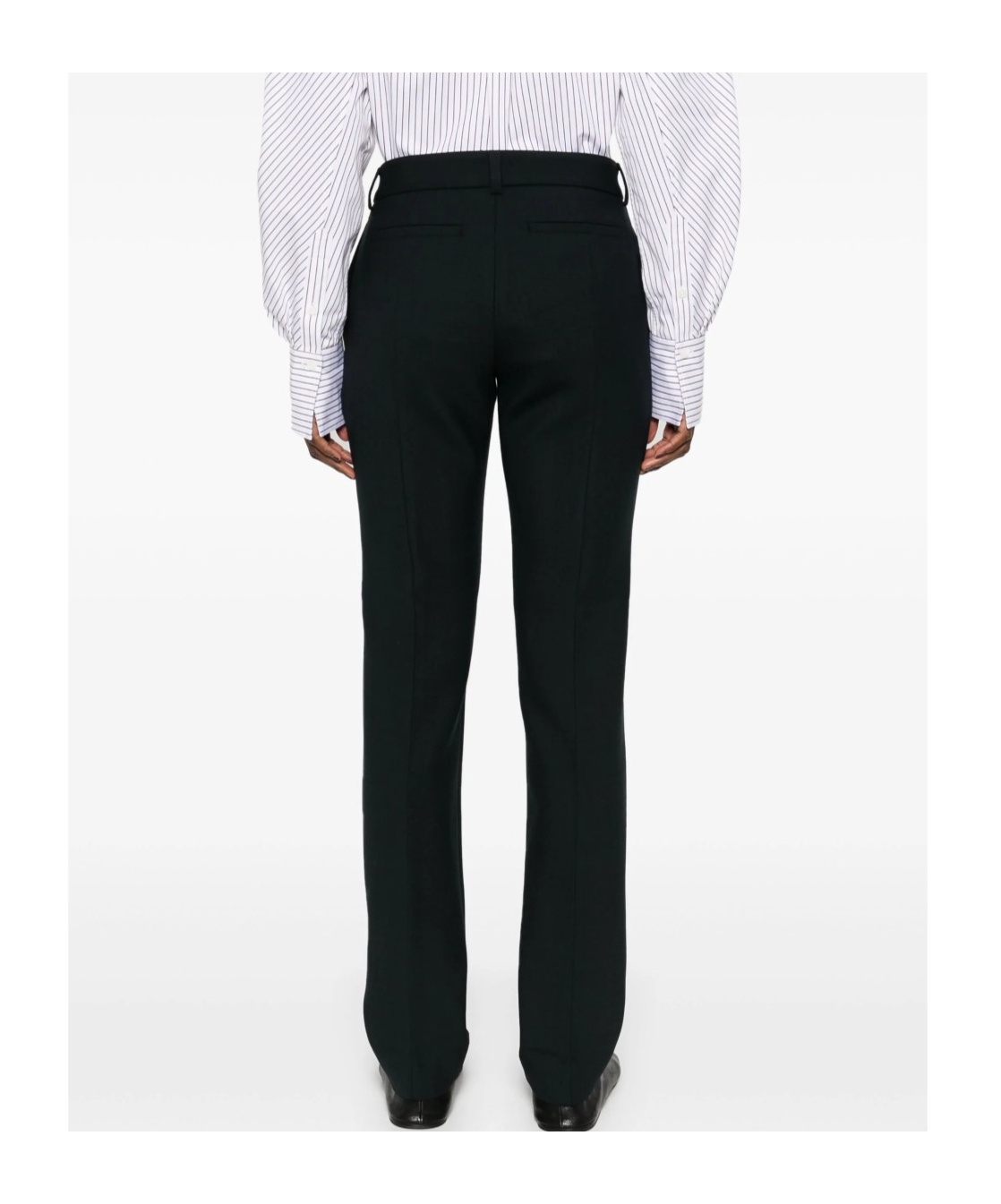 Totême Belt-loop Casual Pants In Black