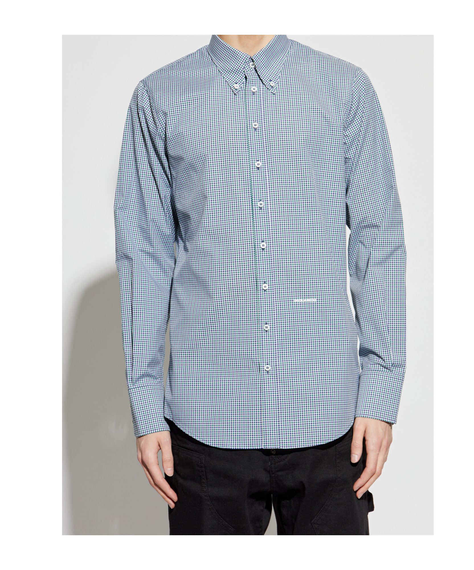Dsquared2 Cotton Shirt In Blue
