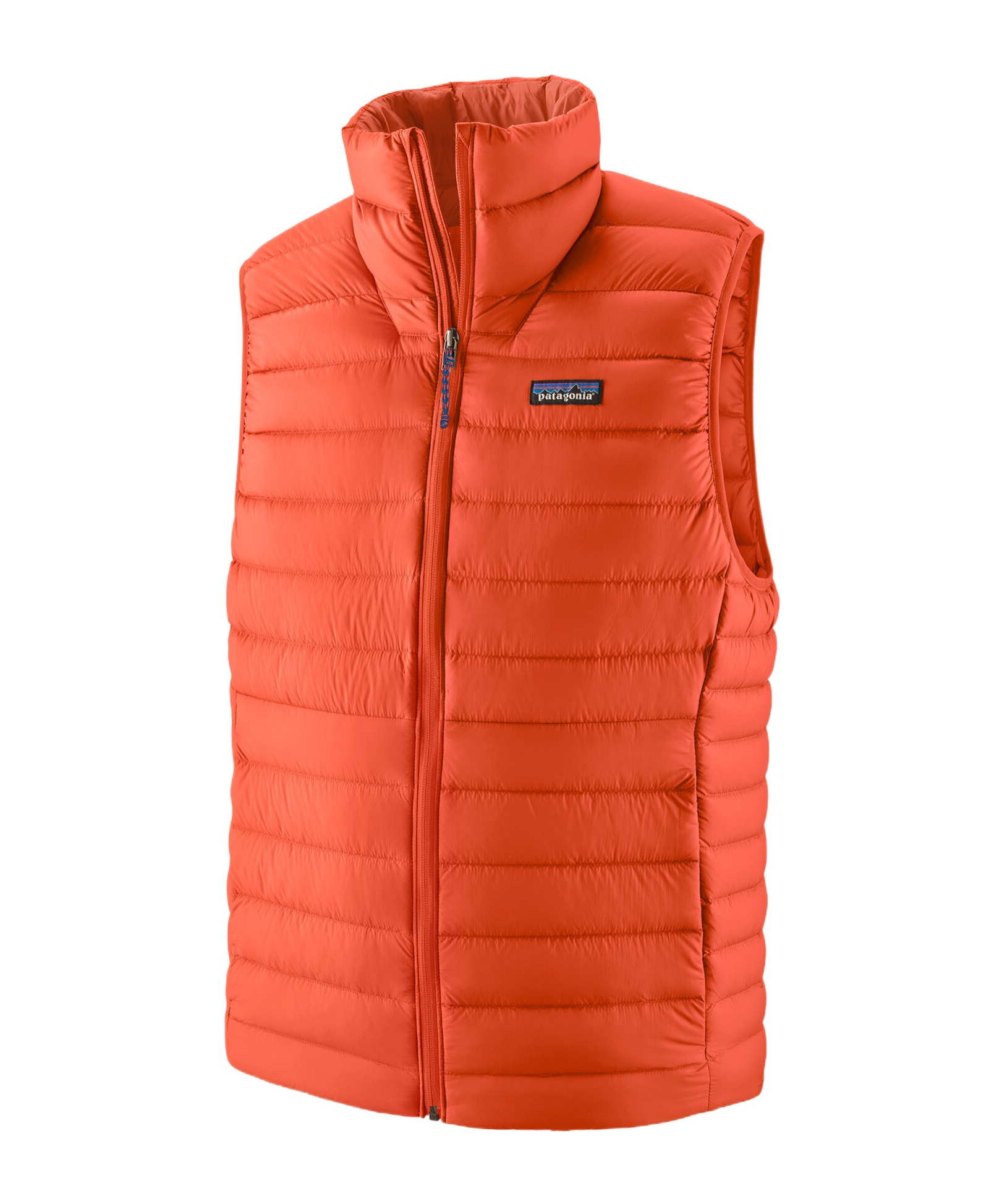 Shop Patagonia Men's Down Sweater Vest In Orange